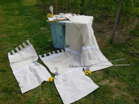 Tkané platno závesy,, 