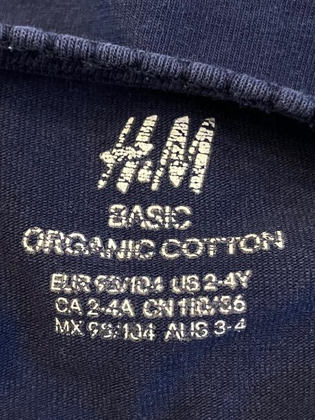 Dievčenské tričko tmavomodré h&m (2-4 r.), h&m,98