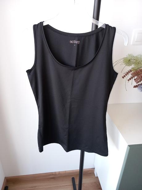 Čierne tričko na cvičenie tchibo 38/m, tchibo,m