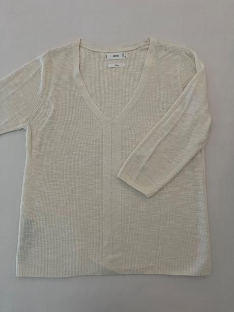 Sveter tenší s 3/4 rukávom, mango,m