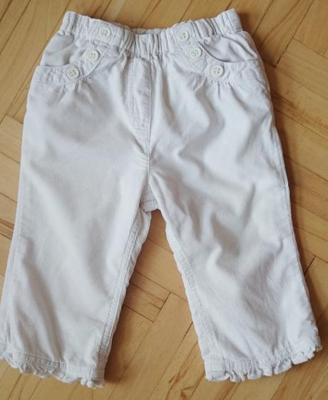 Kordové nohavice, next,80