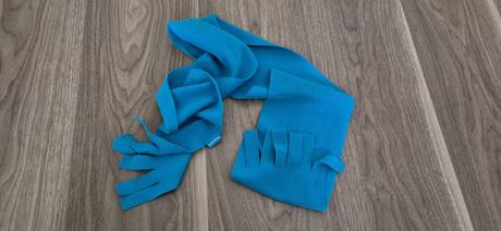 Tyrkysový šál - jemný flísový, brendon