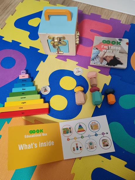 Hračky z montessori edukačného boxu, 