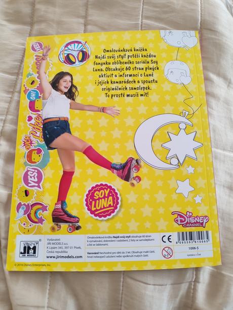 Omaľovanková knižka soy luna, 