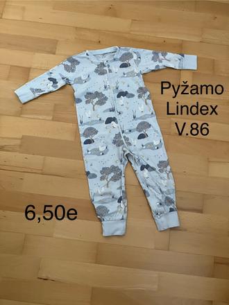 Pyžamo, lindex,86