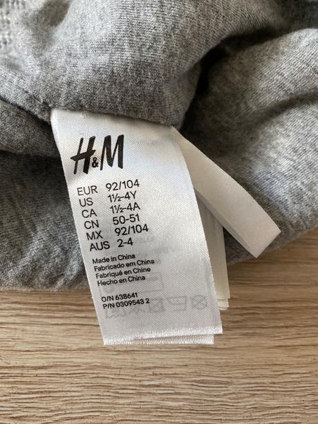Ciapka s flitrami, h&m,98