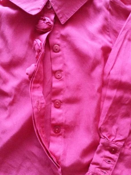 Cyklamenová blúzka zn. lilli gaufrette, 86