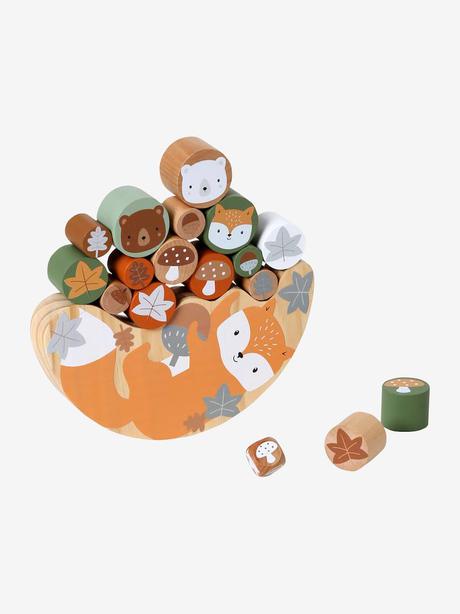 Drevená balančná hračka zvieratká v lese, 