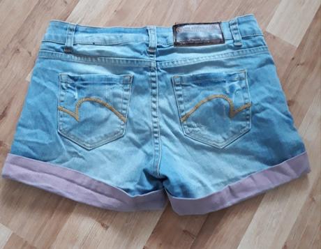 Dámské riflové kratasky č.38, 38