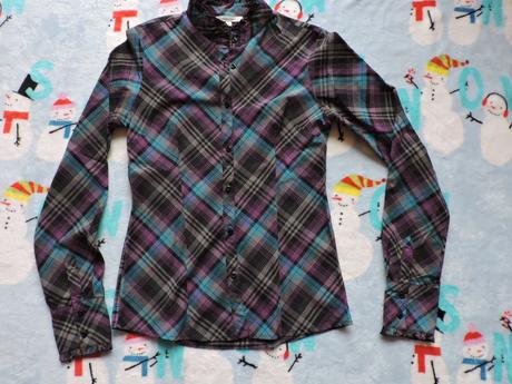 Kockovaná blúzka, s