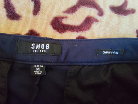 Pánske elegantné úzke nohavice vel.m, zn.smog, mäk, m