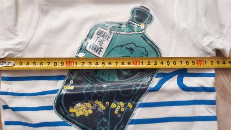 Tričko s aplikáciou dinosaura, f&f,98