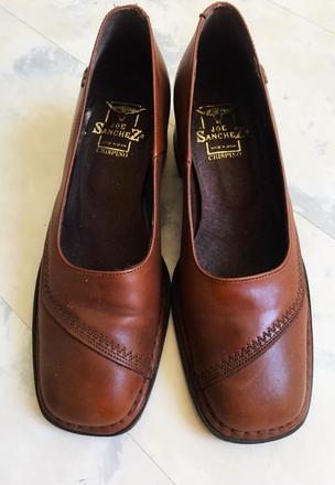 Kožené poltopánky/lodičky, 38