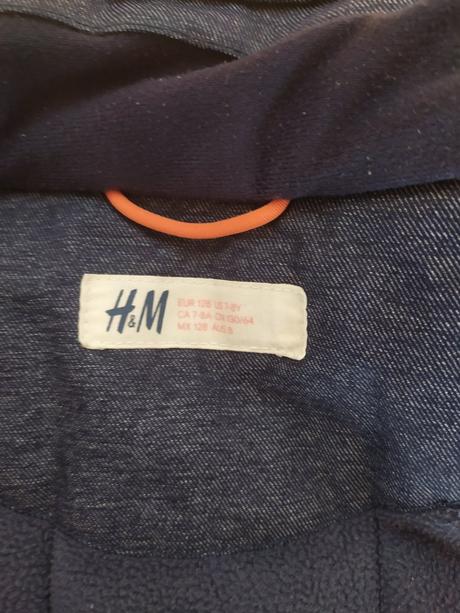 Zimná bunda, h&m,128