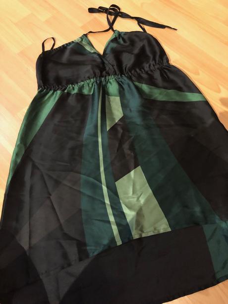 Top saténový zelený only, only,m