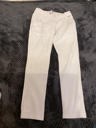 Krásne ľahké nohavice - tlačený vzor kvety, 34