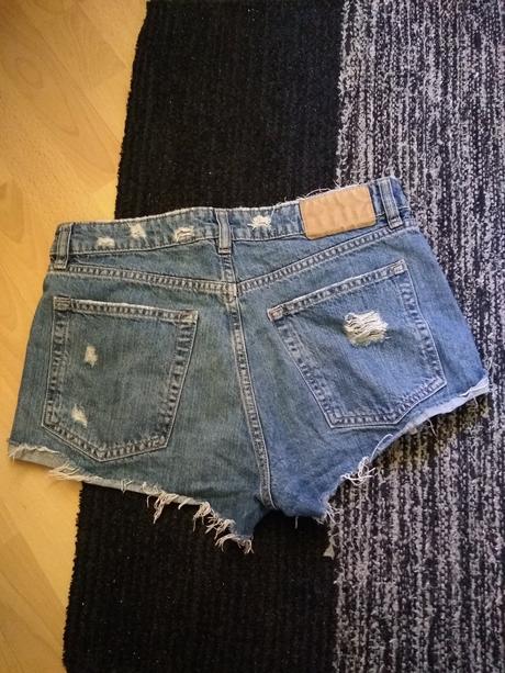Riflové kraťasy., h&m,40