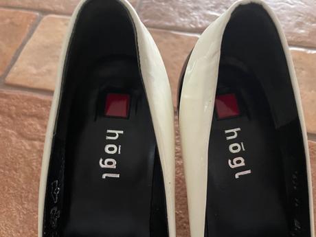 Hogl lodicky čierno biele, 38