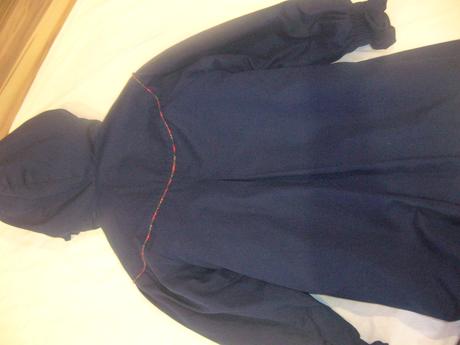 Zaujímavý prechodný kabátik málo nosený, 110