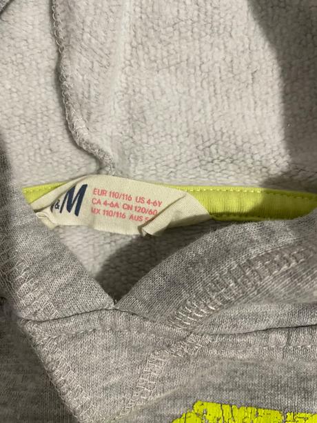 Mikina 110-116, h&m,110