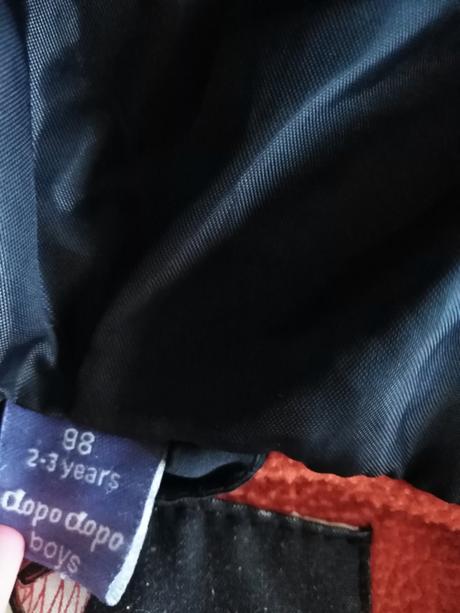 Modro-červená bundicka, dopodopo,98