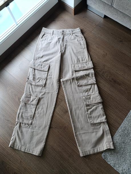 Cargo nohavice dámske, h&m,36