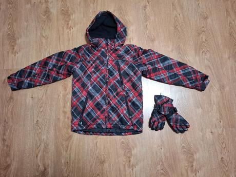 Lyžiarska bunda s rukavicami sam 73 veľkosť 146, sam73,146