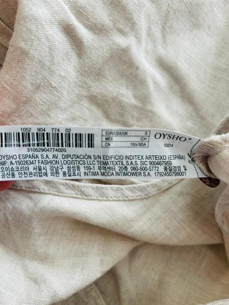 Skvelý ľanový overal značky oysho, s