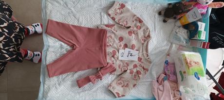 Set minnie s legínami a čelenkou, c&a,62