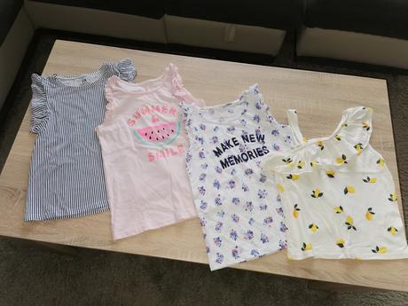 Dievčenské topy 134/140, h&m,134