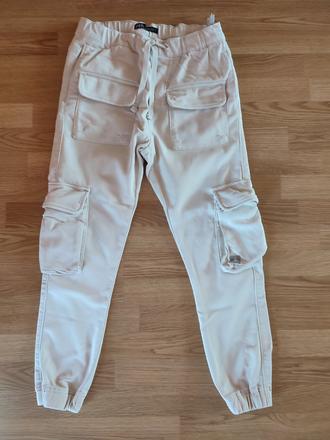 Biele nohavice zara m, zara,m