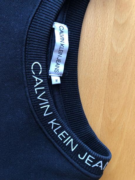 Cierna mikina ck, calvin klein,164
