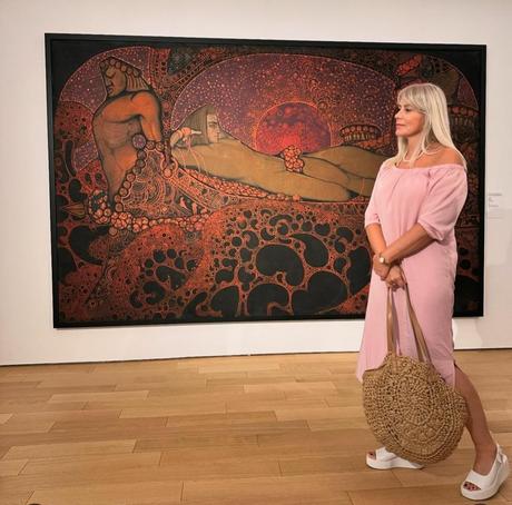 Štýlová pletená taška cez rameno béžová,