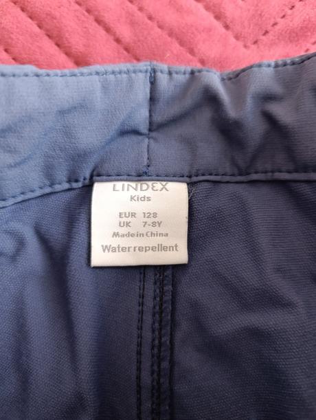 Turistické nohavice, lindex,128