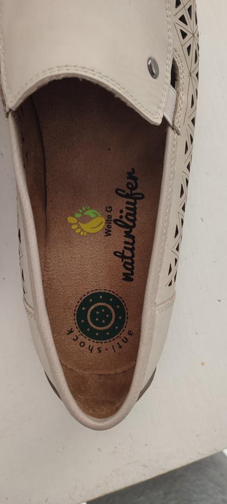 Dámske kožené letné topánky naturläufer 40/41, 40