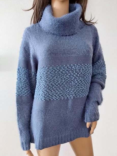 Dámsky sveter s rolákom, bonprix,xl