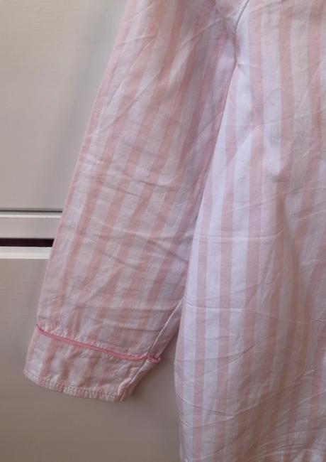 Bielo - ružové pásikavé bavlnené pyžamo, f&f, 98, f&f,98