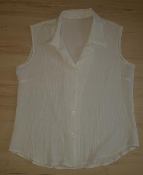 Biely blúzkový top, m