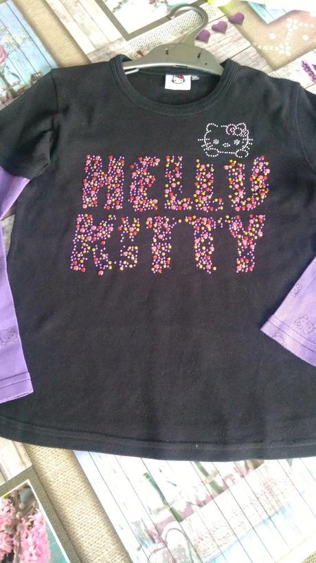 Tricko hello kitty, h&m,164