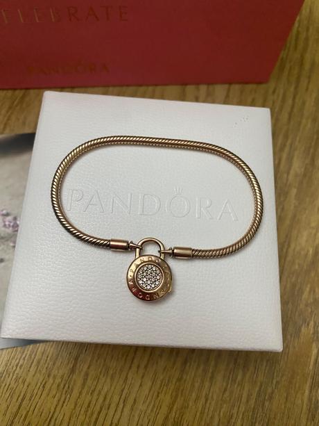 Pandora rosegold naramok, pandora