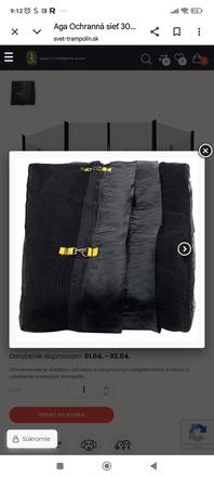 Trampolina, aga,300-349 cm