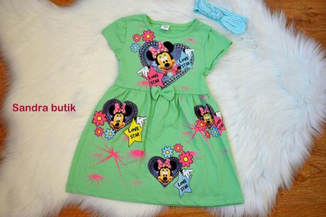 Detské šatičky ala minnie mouse, 86 - 134