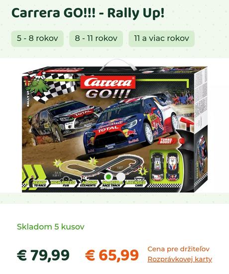 Carrera go, rally up, 