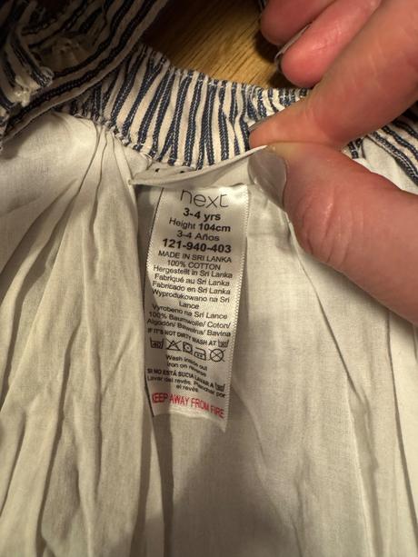 Sukňa s trakmi 104, next,104