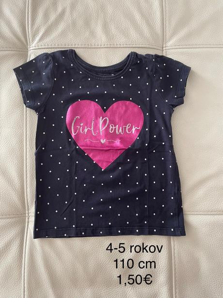 Detské tričko, primark,110