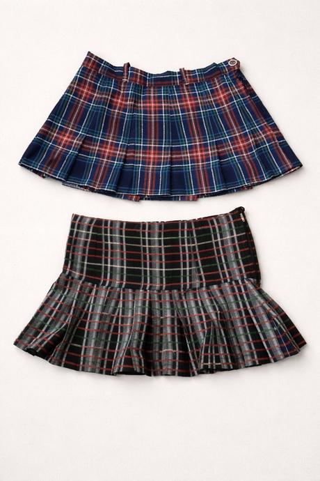 Handmade kockované sukne (2 ks), s