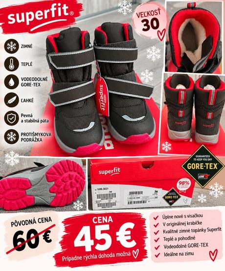 Zimná obuv superfit, superfit,30