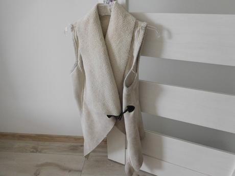 Vesta huňatá bez rukávov, s,, s