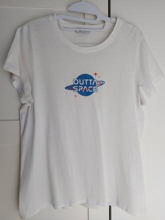 Tricko s napisom biele, new yorker,m