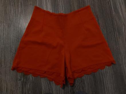 Kraťasy/šortky tehlovej farby, gina,s